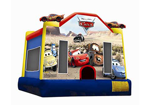 cars jumping castle