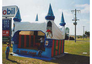 medieval jumping castle